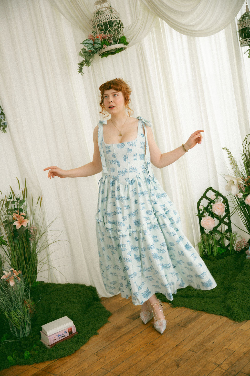 Final Sale - Toile Diana Dress - Pride & Prejudice Collection