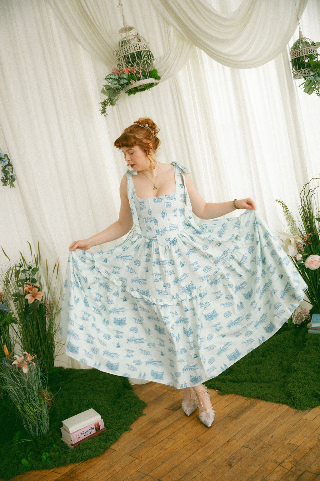 Final Sale - Toile Diana Dress - Pride & Prejudice Collection