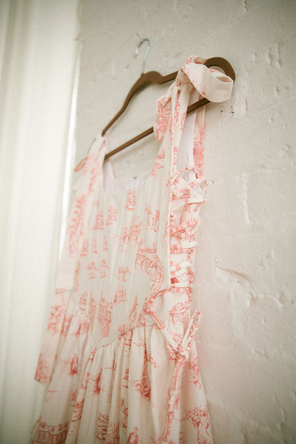 Final Sale - Pink Toile Diana Dress - Pride & Prejudice Collection