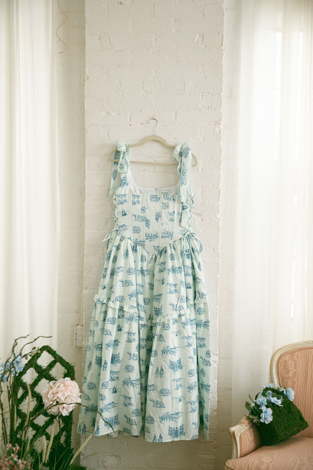 Final Sale - Toile Diana Dress - Pride & Prejudice Collection