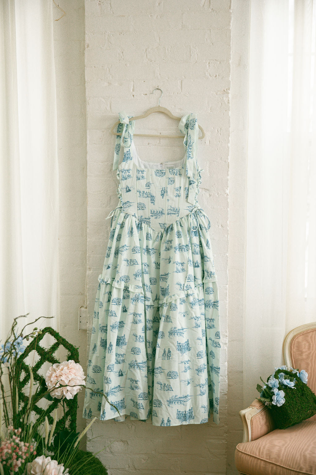 Final Sale - Toile Diana Dress - Pride & Prejudice Collection