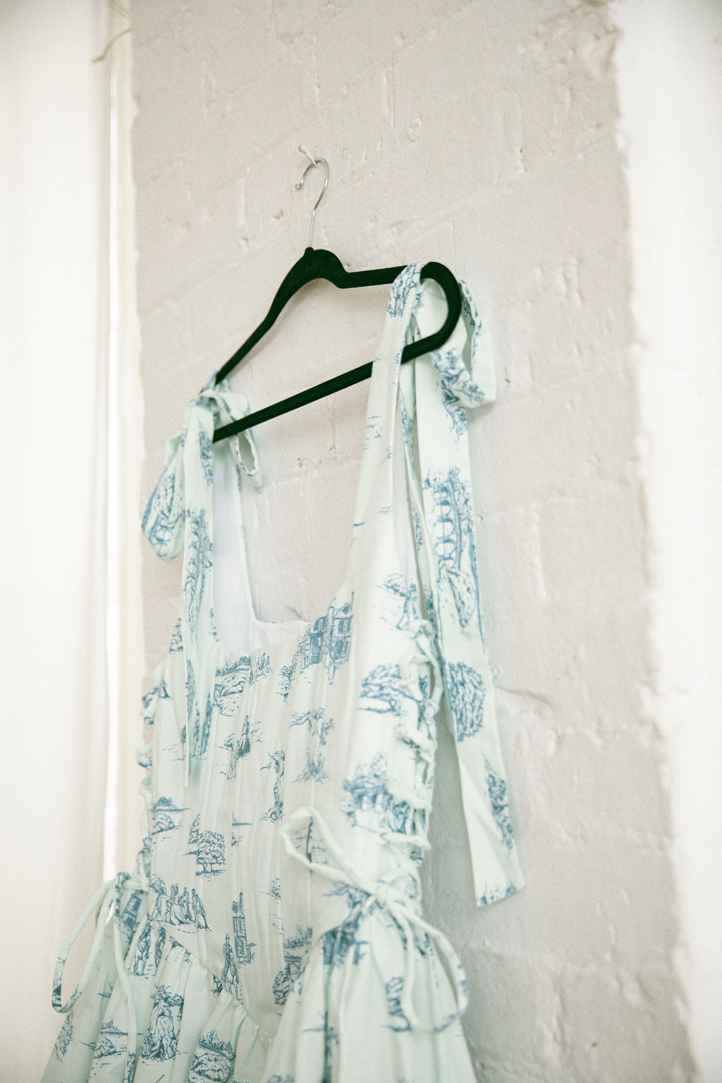 Blue Toile Diana Mini Dress - Pride & Prejudice Collection