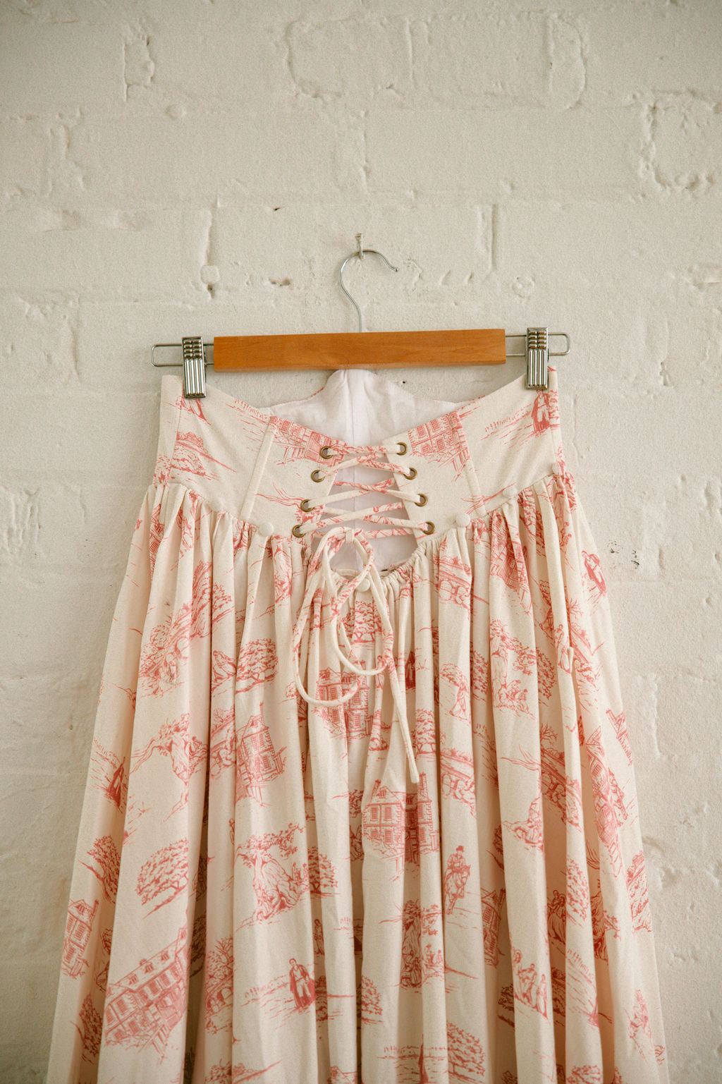 Pink Toile Antoinette Overskirt - Pride & Prejudice Collection