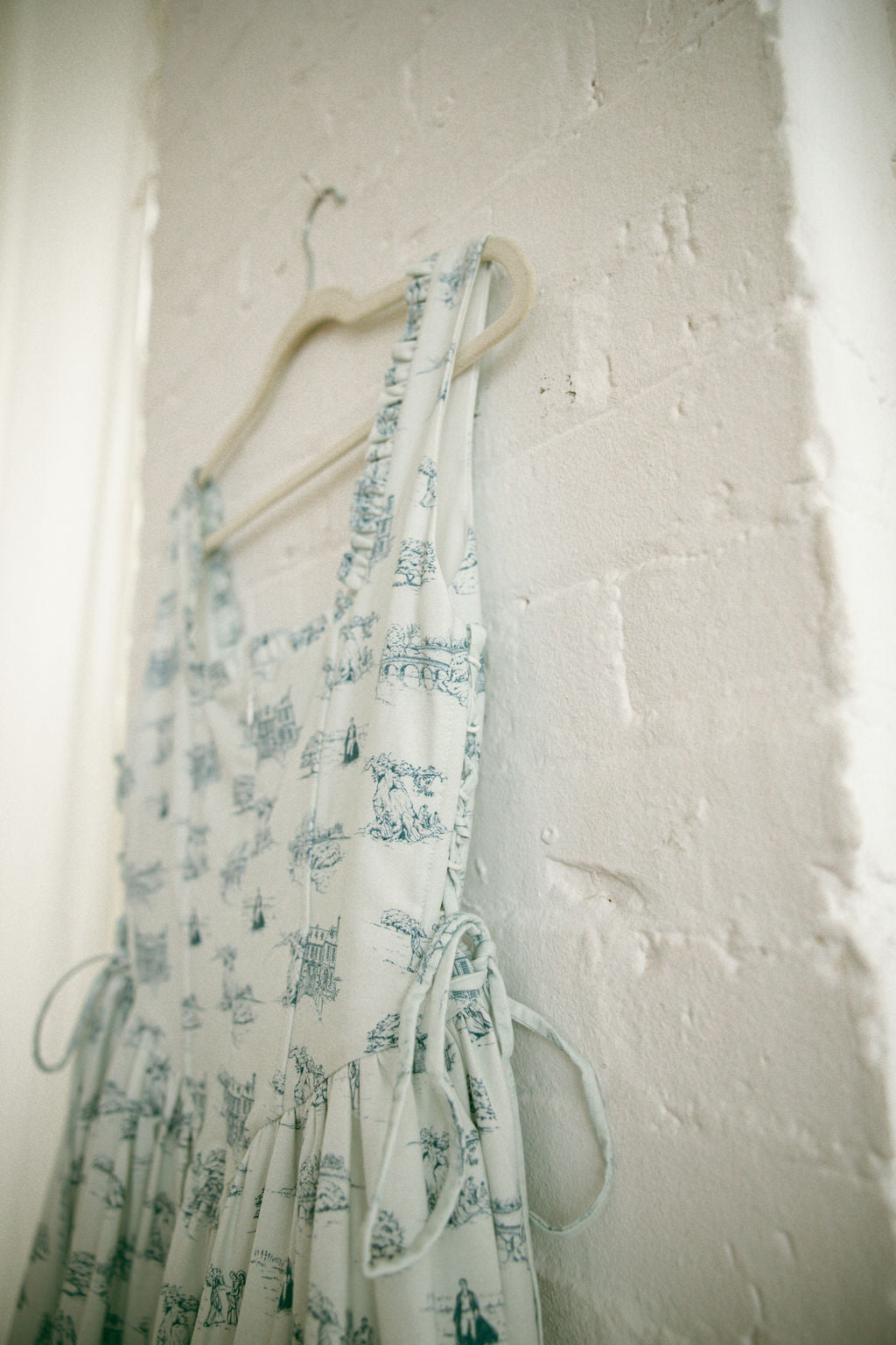 Blue Toile Carmilla Mini Dress - Pride & Prejudice Collection