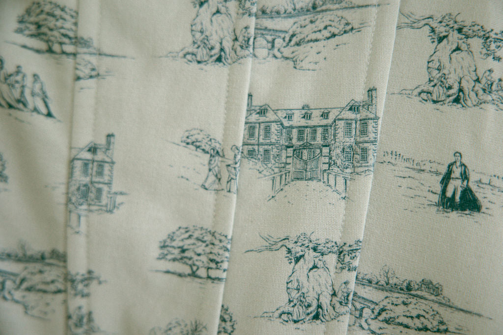 Blue Toile Diana Mini Dress - Pride & Prejudice Collection