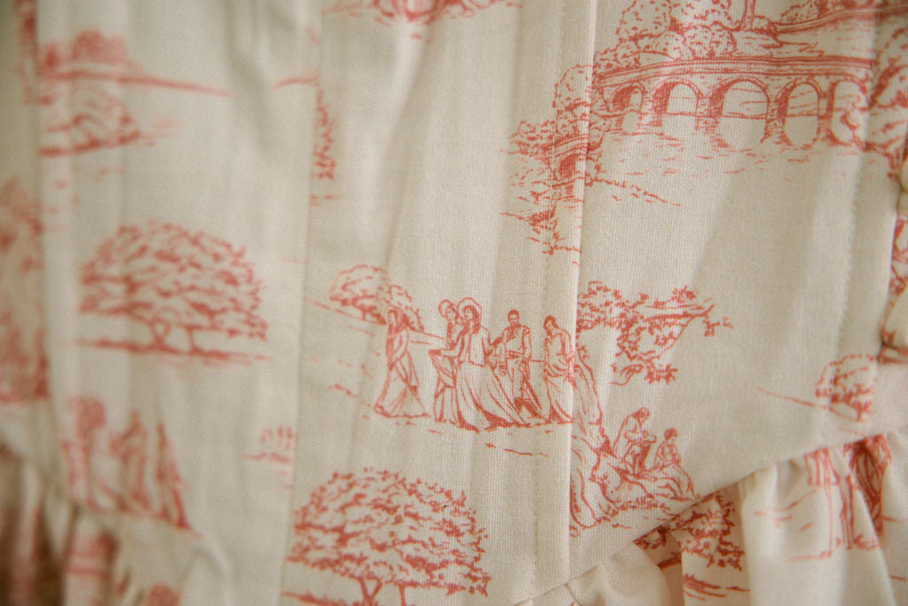 Final Sale - Pink Toile Diana Dress - Pride & Prejudice Collection