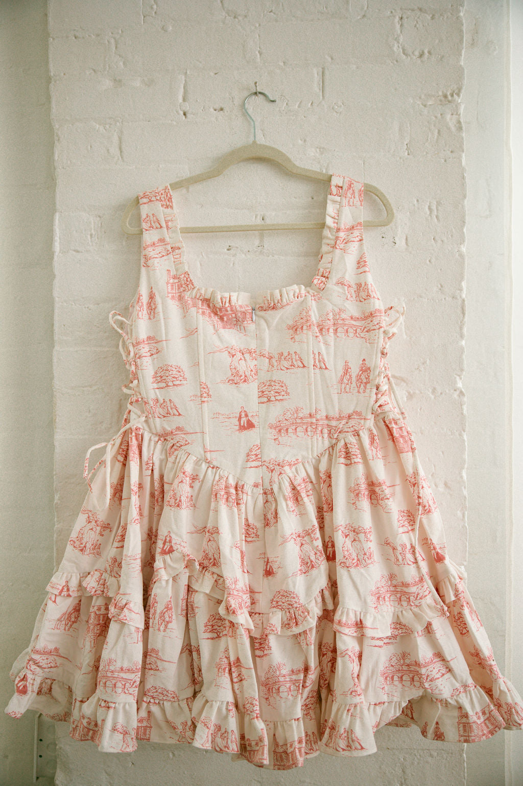 Pink Toile Carmilla Mini Dress - Pride & Prejudice Collection
