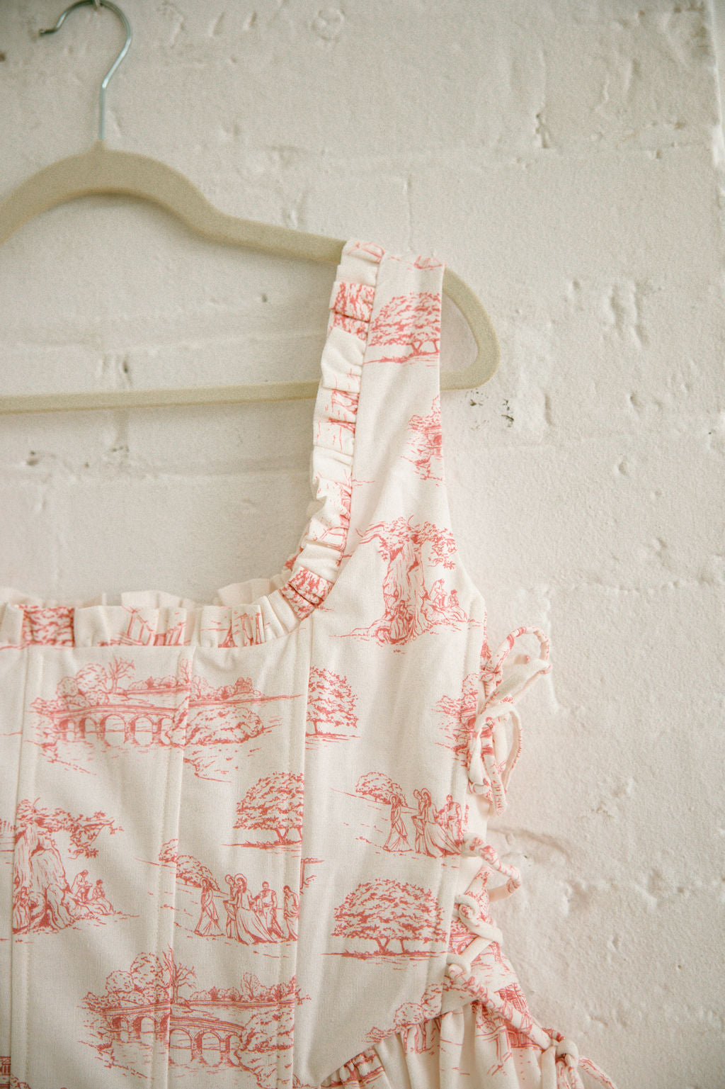 Pink Toile Carmilla Mini Dress - Pride & Prejudice Collection