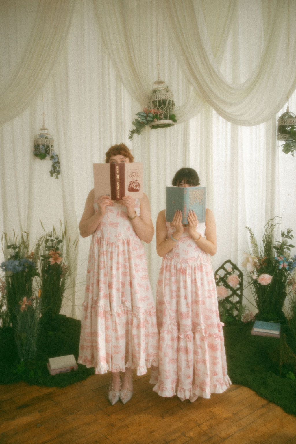 Final Sale - Pink Toile Carmilla Dress - Pride & Prejudice Collection