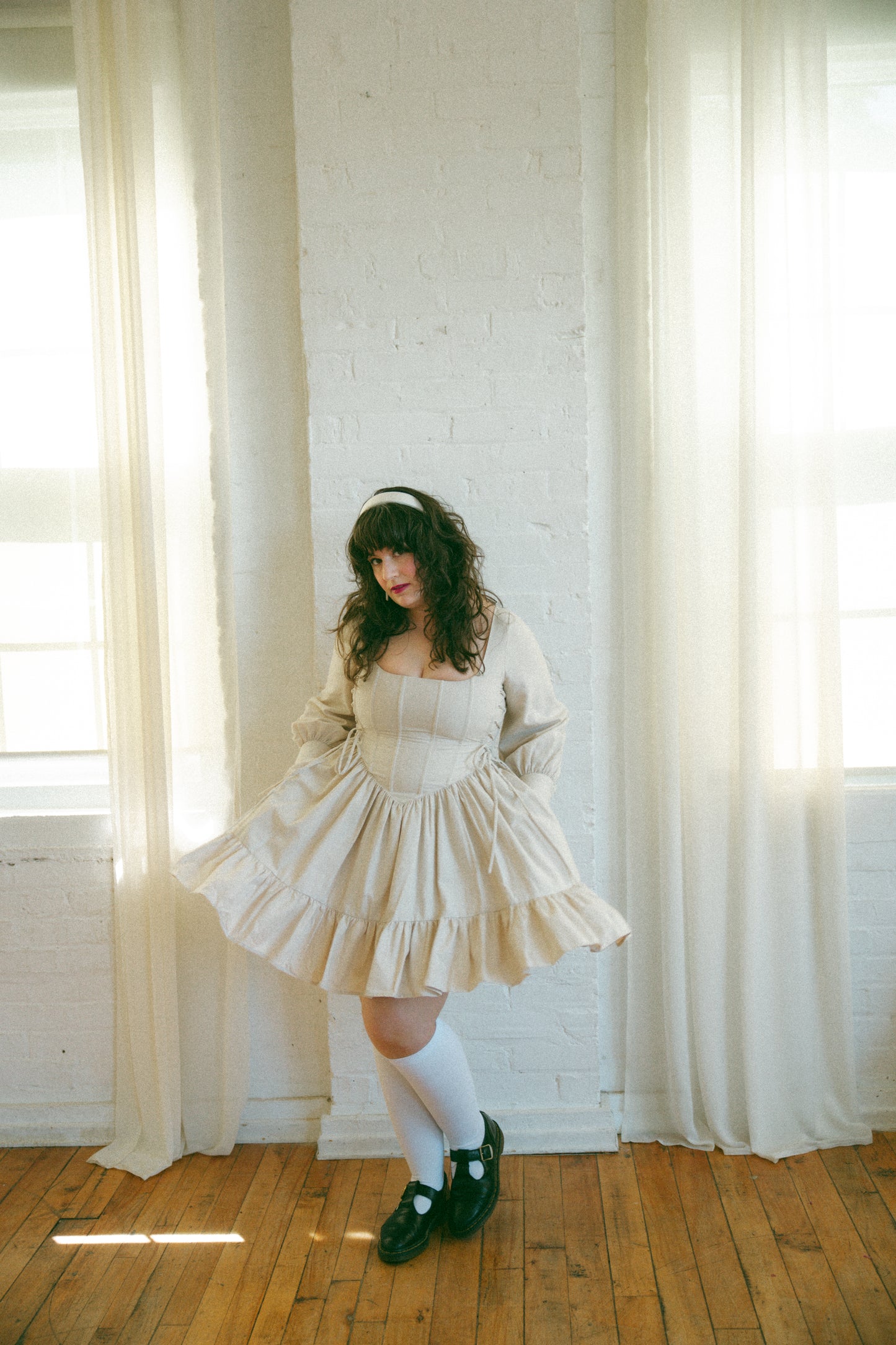 Linen Edith Mini Dress