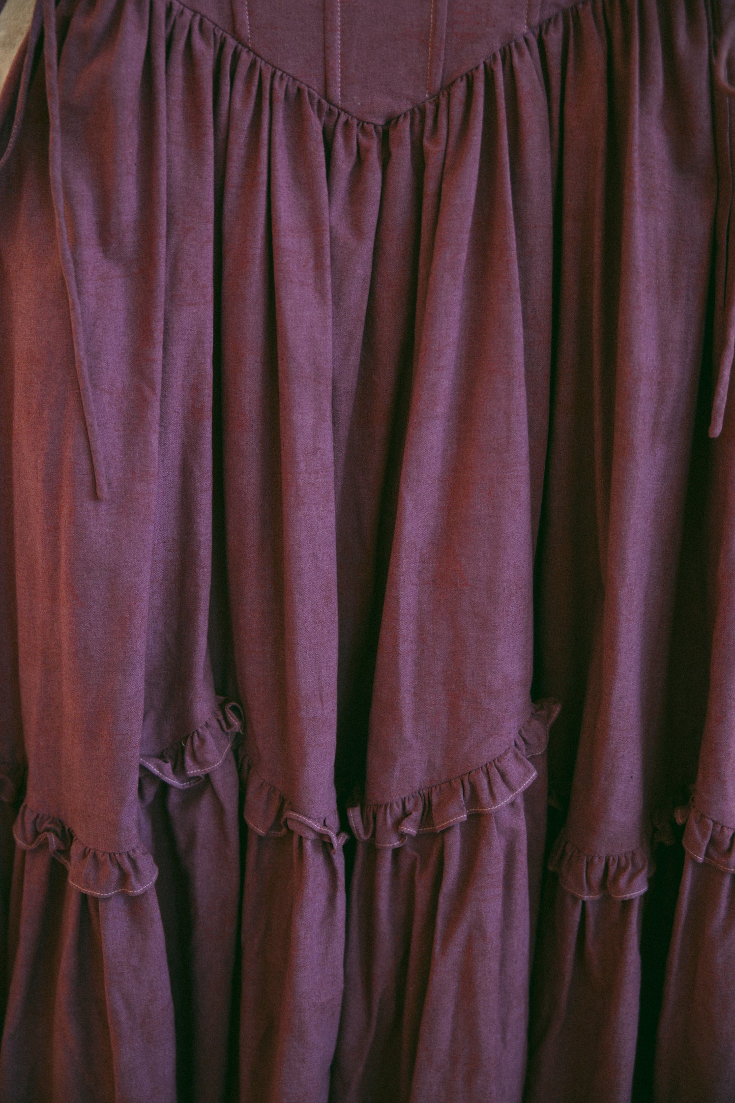 Hand Dyed Toile Carmilla Dress - Allium