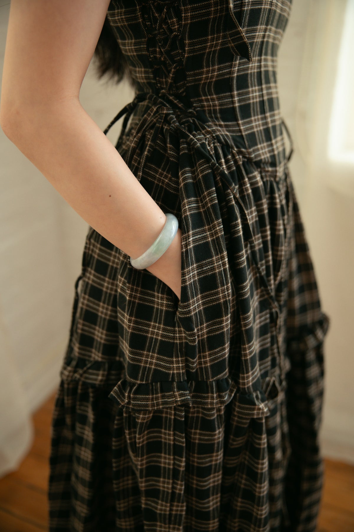 Diana Dress Salem Plaid - Season of the Sorceress - November Pre-Order