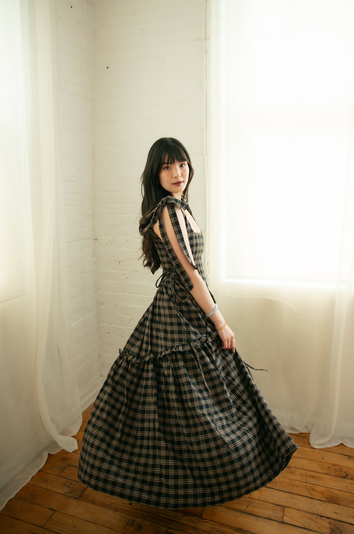 Diana Dress Salem Plaid - Season of the Sorceress - November Pre-Order
