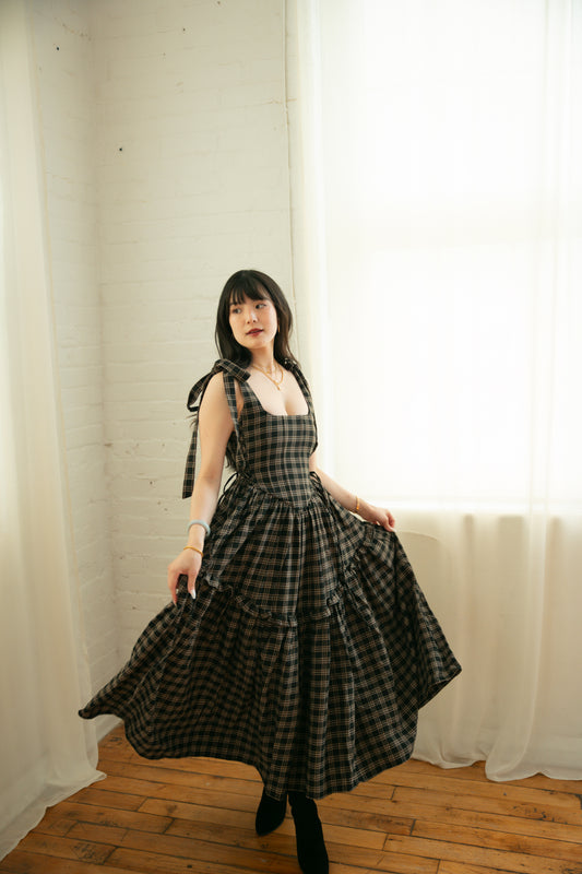 Diana Dress Salem Plaid - Season of the Sorceress - November Pre-Order