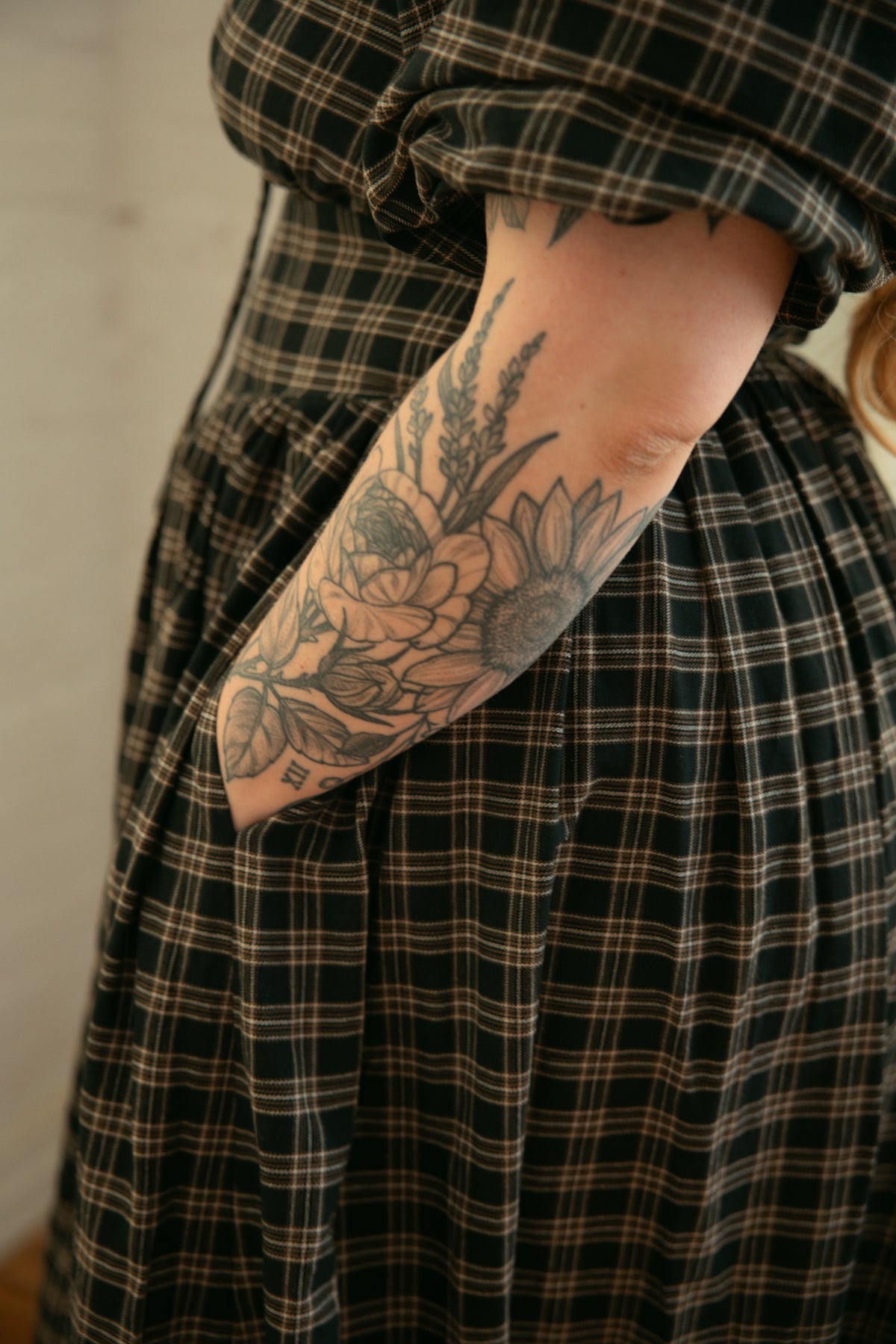 Eira Short Sleeve Salem Plaid - Season of the Sorceress - November Pre-Order