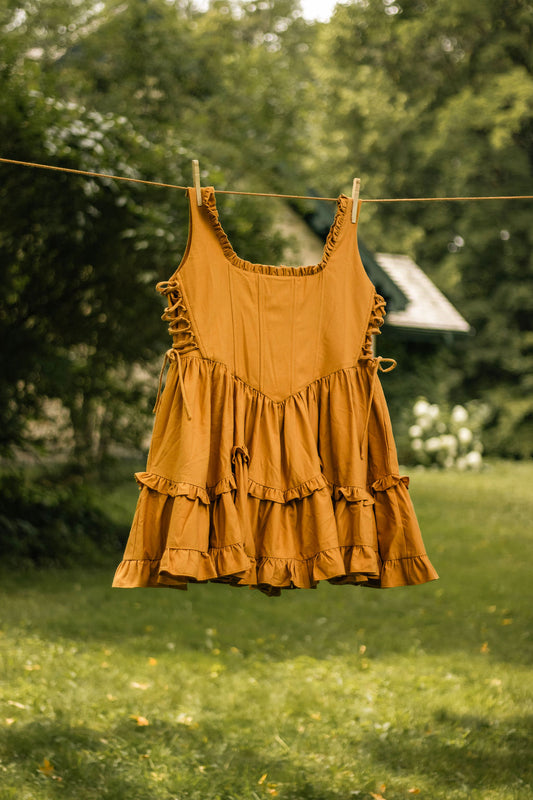 Carmilla Mini Dress Pre-Order - Autumn Whimsy Colours